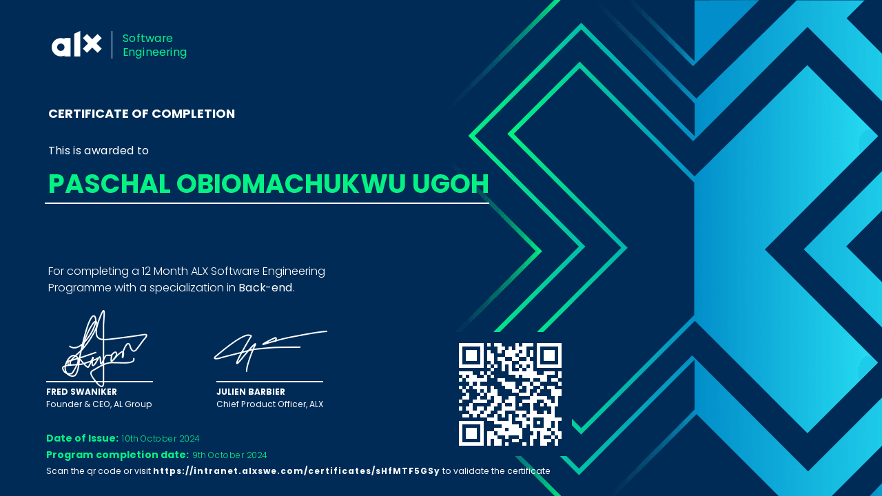 Software Engineering Certification